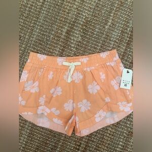 Billabong Kids Orange Floral Shorts